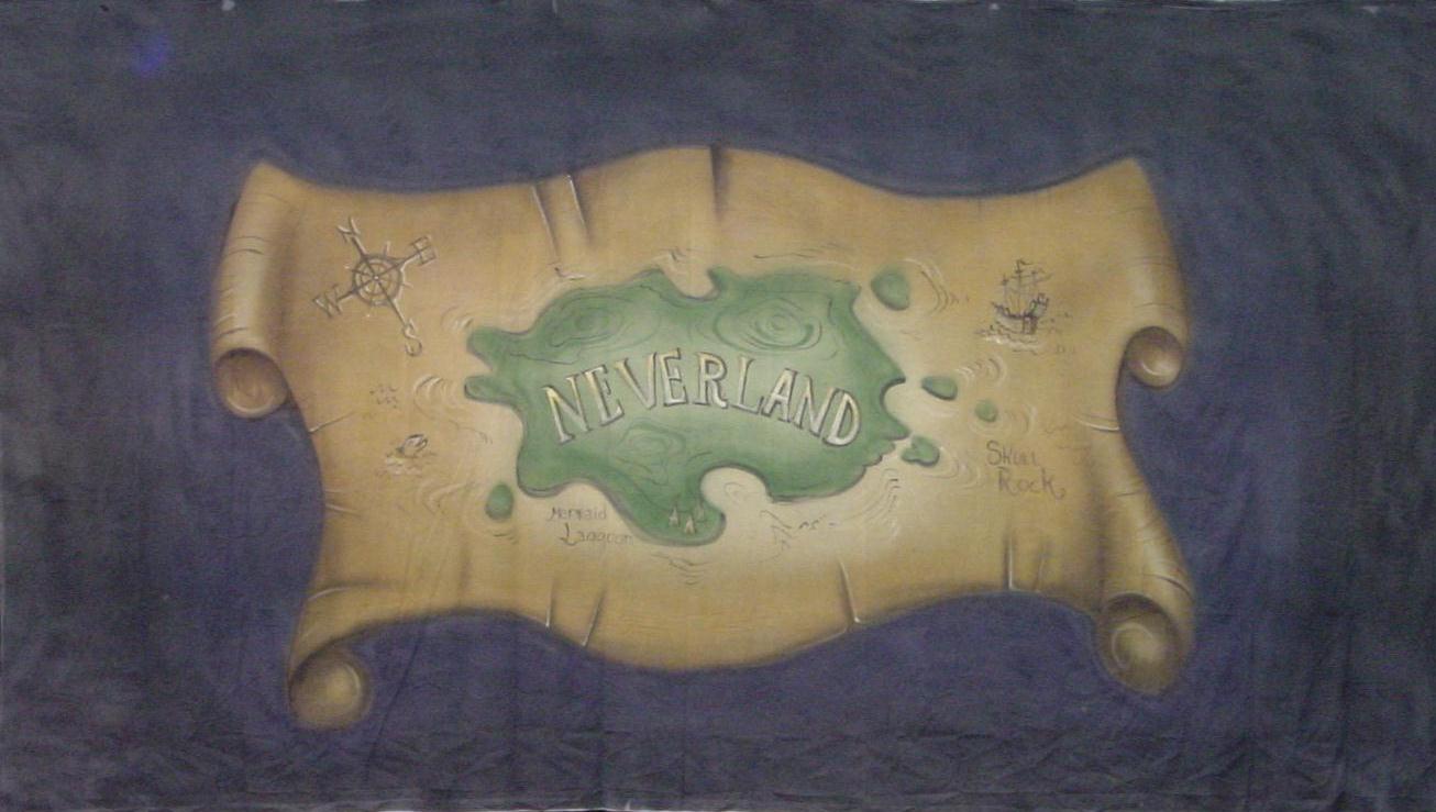 Peter Pan Map Gauze