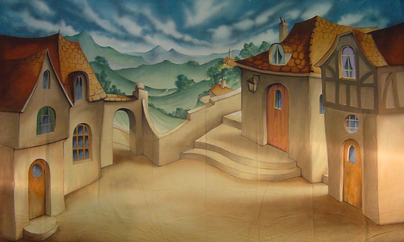 Jack and the Beanstalk Village Street