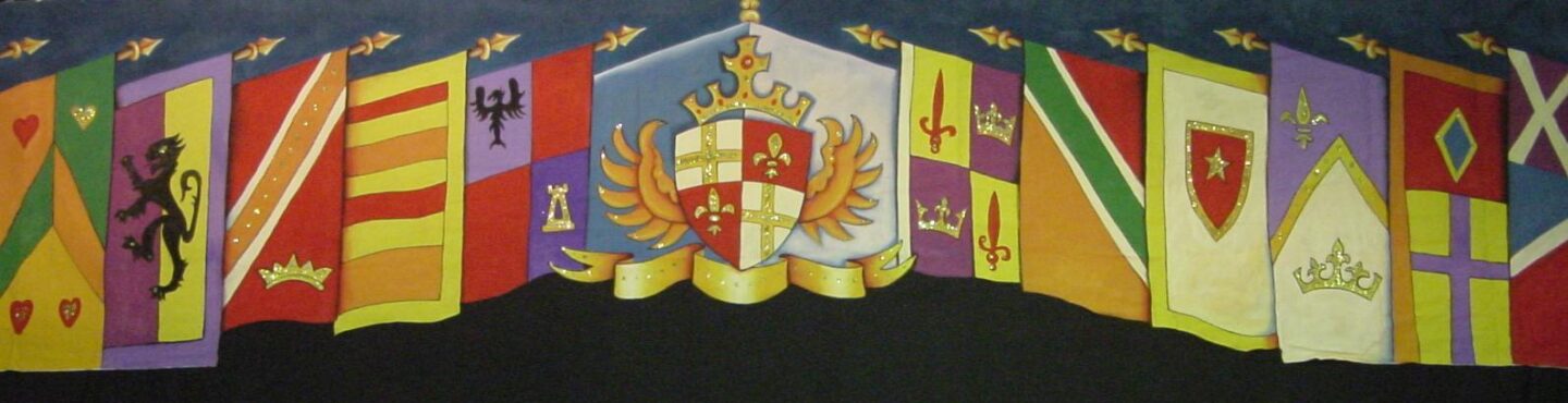 Snow White Flag Border