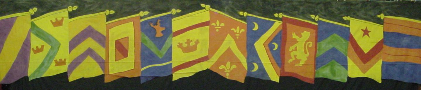 Snow White Flag Border