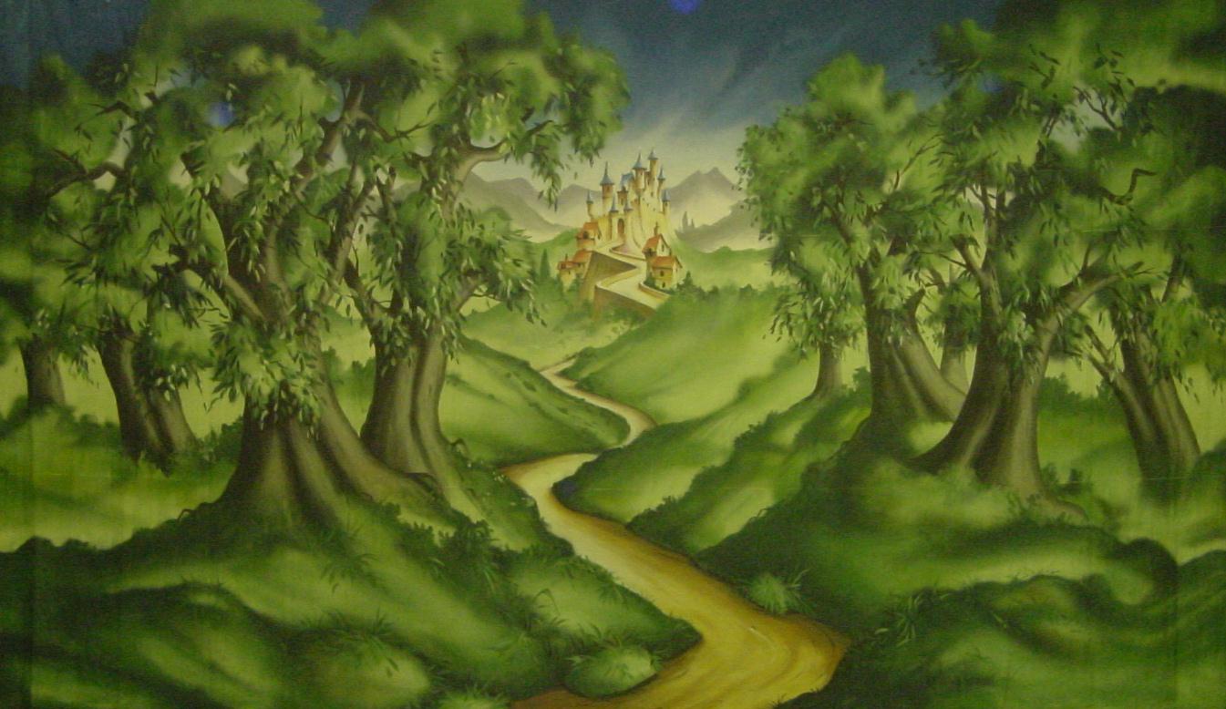 Snow White Way to Forest