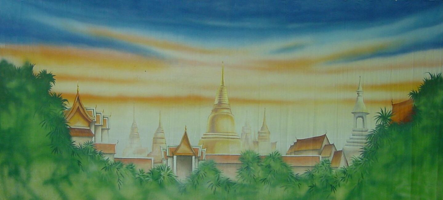 King and I Backcloth