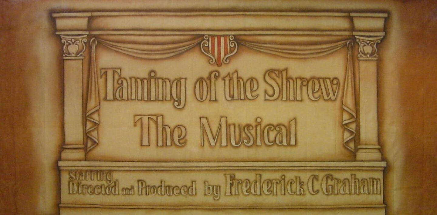 Taming of The Shrew Show Cloth
