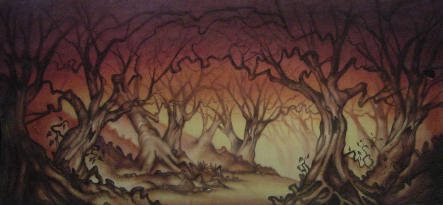 Haunted Forest Gauze