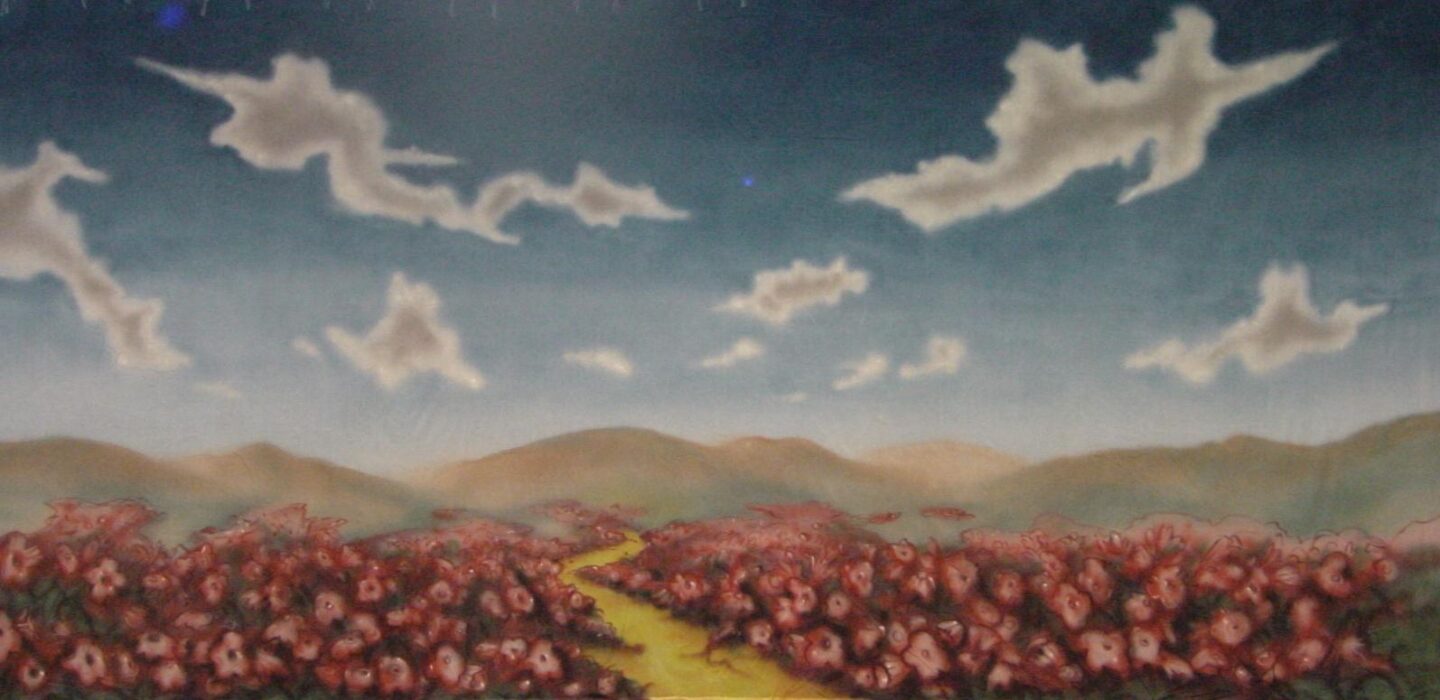 Wizard Of Oz Poppy Field Cloth